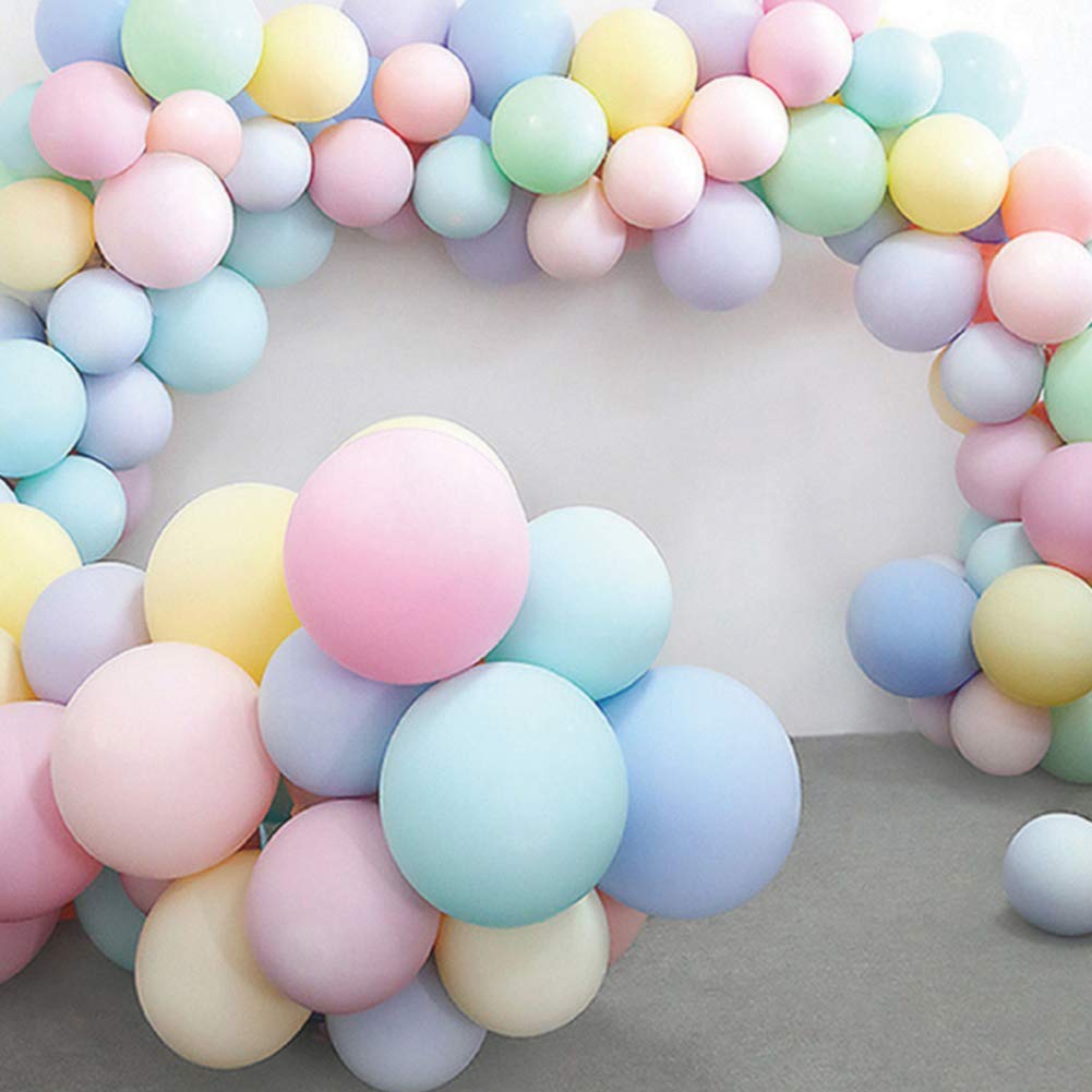 Pastel Colored Balloons Macaron Party Decorations Pack Of Pcs Kuknu